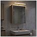 Mobiletto per specchio da bagno Rovere Sonoma 43 x 16 x 62.5 cm - Foto miniatura 4