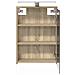Mobiletto per specchio da bagno Rovere Sonoma 43 x 16 x 62.5 cm - Foto miniatura 7