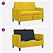 Divano con Storage Giallo 122 x 78 x 87 cm Poliestere - Foto miniatura 6
