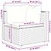 Set Divani da Giardino 10 pz con Cuscini in Polyrattan Grigio - Foto miniatura 8