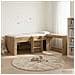 Letto alto per bambini con scrivania 2 pz Rovere Artigianale - Foto miniatura 2
