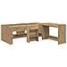 Letto alto per bambini con scrivania 2 pz Rovere Artigianale - Foto miniatura 3