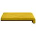 Cuscino per panchina 2 pz Velluto Giallo Profondità 35 cm - Foto miniatura 7