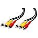 Cavo audio e video 3 RCA + 3 RCA - 1,5 mt - Foto miniatura 1