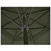 Ombrellone Verde in Alluminio 500 cm - Foto miniatura 2