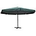 Ombrellone Verde in Alluminio 500 cm - Foto miniatura 5
