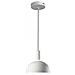 Lampadario Pendente Moderno 1mt E14 Plastica + Alluminio Ø180mm Vt-7100 - Sku 3920 Bianco - Foto miniatura 1