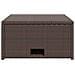 Set Divani Da Giardino 12 Pz In Polirattan Modulare Marrone - Foto miniatura 10