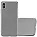 Custodia Compatibile Con Apple Iphone Xs Max In Grigio Metallico - Coperchio Protettivo In Silicone Tpu Flessibile - Foto miniatura 4