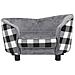 Divano per Cani Grigio 68x38x38 cm in Peluche - Foto miniatura 2