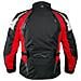 Enduro Giacca Moto Turismo Touring Cordura Impermeabile 4 Stagioni Rosso L - Foto miniatura 3