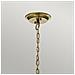 Lampadario A 3 Luci, Ottone Naturale, E27 - Foto miniatura 2