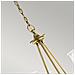 Lampadario A 3 Luci, Ottone Naturale, E27 - Foto miniatura 4