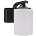 Esterni Applique Grigio Antracite E27 Lanterna Vetro Al Di Fuori Luci Parete Elettrico Ip44 Alluminio Impermeabile Garden Wall Lights Collegati Alla Rete Elettrica Per Patio Terrazza Balcone Veranda Garage - Foto miniatura 1