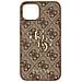 Cover Iphone 13 Pro Guess Modello ""4g"" Con Logo In Rilievo Marrone - Foto miniatura 1