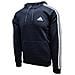 Essentials Fleece 3-stripes Gk9073, Uomini, Blu, S - Foto miniatura 3