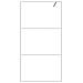 Parete Doccia Walk In Bianca 100x195 Cm Vetro Trasparente Esg - Foto miniatura 3