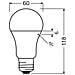 Pack 3 Lampadina Led Bellalux A E27 Opale 13w 1521lm 2700k Ip20 200° [lv-4058075595583] - Foto miniatura 2