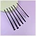 Set Con Pennelli Trucco E Matite Ombretto 6 Pezzi Black - Foto miniatura 2
