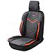 Coprisedili Per Auto Rey Nero /rosso - Foto miniatura 1