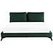 Letto Velluto Melle 180 X 200 Cm Verde Smeraldo - Foto miniatura 5