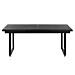 Tavolo Da Giardino Estensibile Metallo Nero 180/240 X 90 Cm Valcanetto - Foto miniatura 2