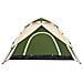 Tenda A Cupola Da Campeggio 5 Persone Verde A Rilascio Rapido - Foto miniatura 4