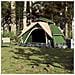 Tenda A Cupola Da Campeggio 5 Persone Verde A Rilascio Rapido - Foto miniatura 5