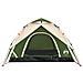 Tenda A Cupola Da Campeggio 5 Persone Verde A Rilascio Rapido - Foto miniatura 9