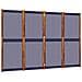 Divisorio A 4 Pannelli Blu Scuro 280x180 Cm - Foto miniatura 2