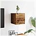 Armadietti Tv Montati A Parete Legno Antico 30,5x30x30 Cm - Foto miniatura 7