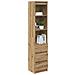 Credenza Alta Rovere Artigianale 37,5x35x180 cm in Truciolato - Foto miniatura 6