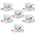 Tognana Linea Cappettata Wild Rose Tazze Da Caffe' Con Piattino Set Da 6 - Foto miniatura 1