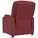 Poltrona Alzapersona Rosso Vino In Similpelle - Foto miniatura 5