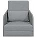 Divano Letto a Pavimento 2-in-1 Grigio Chiaro 65x80x83 cm Tessuto - Foto miniatura 5