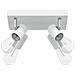 Faretto da soffitto 4 Via Regolabile Bianco E27 - Foto miniatura 3