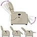Poltrona Alzapersona Elettrica Reclinabile Crema in Similpelle - Foto miniatura 7