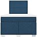 Giroletto a Molle con Materasso Blu 120x190 cm in Tessuto - Foto miniatura 6
