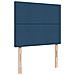 Giroletto a Molle con Materasso Blu 120x190 cm in Tessuto - Foto miniatura 7