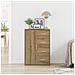 Sideboard in Quercia Artigianale 60x31x84 cm in Legno Ingegnerizzato - Foto miniatura 4