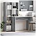 Scrivania Grigio sonoma 138.5 x 55 x 143 cm Legno multistrato - Foto miniatura 2