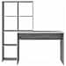 Scrivania Grigio sonoma 138.5 x 55 x 143 cm Legno multistrato - Foto miniatura 4