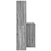 Scrivania Grigio sonoma 138.5 x 55 x 143 cm Legno multistrato - Foto miniatura 5