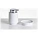 Set Da 4 Accessori Per Il Bagno Suches Bianco - Foto miniatura 3
