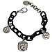 Bracciale Con Moneta Nera - Foto miniatura 1