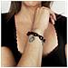 Bracciale Con Moneta Nera - Foto miniatura 2