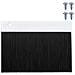Spazzole per porte a vite 6 pcs Bianco 100 cm Lega di alluminio - Foto miniatura 6