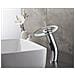 Rubinetto per lavabo da bagno, Blackswan, Cascada tipo M61, modello cromato /vetro, misura 27,5 cm - Foto miniatura 3