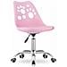 Sedia da scrivania per cameretta bambini, rosa, altezza regolabile - Foto miniatura 5