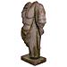Busto Decorativo In Magnesio 38x22x76h - Foto miniatura 3